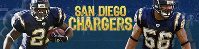 San Diego Chargers Website Header Tutorial: Final Result (Click to enlarge)