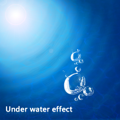 Under Water Effect Tutorial: Final Result