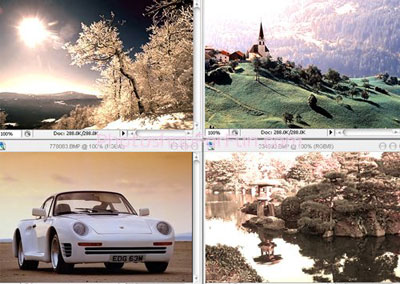 Creating Uniform Colored Images using Match Color Tutorial: Final Result (Click to enlarge)