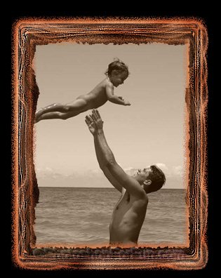 Designing a Photo Frame with Tree Bark Look Tutorial: Final Result