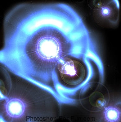 Creating a Lens Effect Abstract Background Tutorial: Final Result