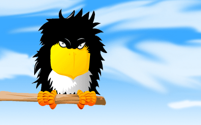 Sketch to Vector - 'Berd' Tutorial: Final Result