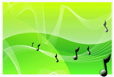 Vector Wave Music Background Tutorial: Final Result