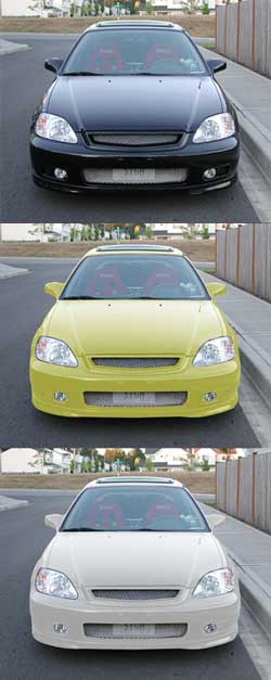 Turning Car Color from White to Monochrome Black Tutorial: Final Result