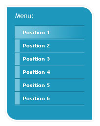 Nice, Clean Vertical Menu Tutorial: Final Result