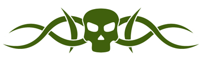 Skull Tattoo Tutorial: Final Result (Click to enlarge)