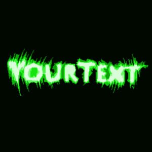 Flashy Grungy Green Text