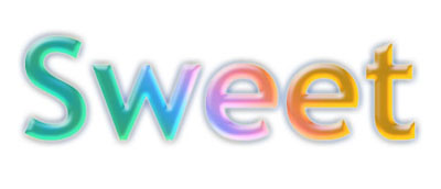 Sweet Text Tutorial: Final Result