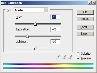 Hue Saturation