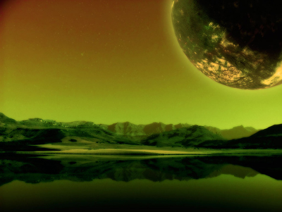 Space Art #2 - Creating Planet Tutorial: Final Result (Click to enlarge)