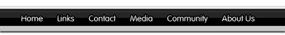 Black Sleek Website Navigation Tutorial: Final Result (Click to enlarge)