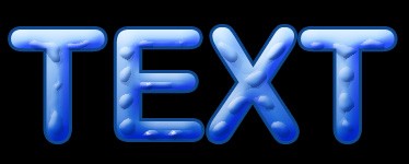 Creating Text Effect with Subtle Water Drops Tutorial: Final Result