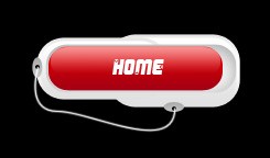 Creating a Modern Web 2.0 Look Button with Hanging Wire Tutorial: Final Result