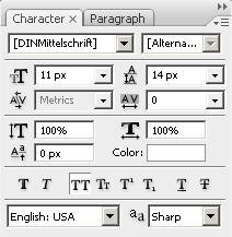 Font Settings Small