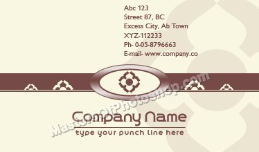 Designing a Cool Business Card Tutorial: Final Result