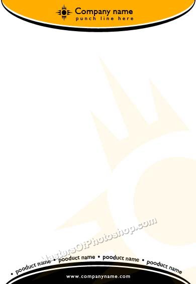 Designing a Corporate Letterhead Tutorial: Final Result