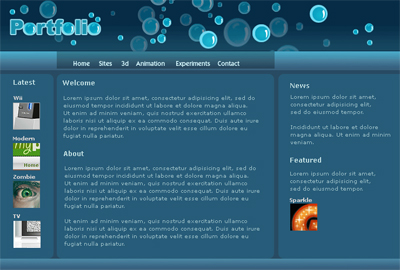 Bubble Layout Tutorial: Final Result (Click to enlarge)