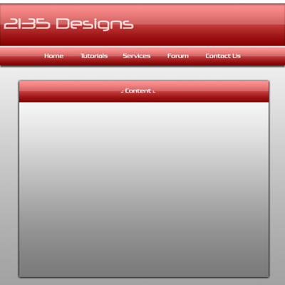 Red Layout Tutorial: Final Result (Click to enlarge)