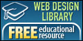 Web Design Library Banner Tutorial: Final Result