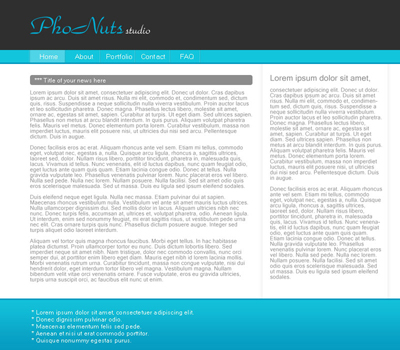 Clear Blue Design Tutorial: Final Result (Click to enlarge)