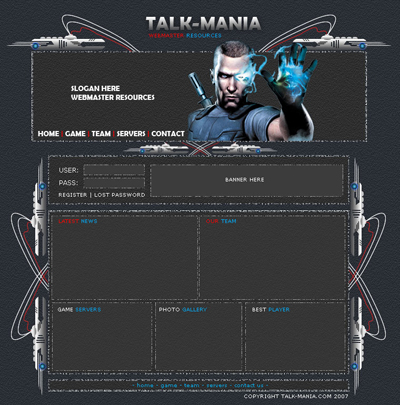 Advanced Game Layout Tutorial: Final Result (Click to enlarge)