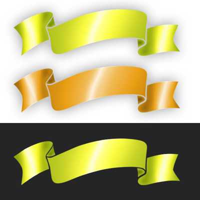 Glossy Scarf / Banner Tutorial: Final Result (Click to enlarge)