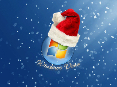 Christmas Vista Wallpaper Tutorial: Final Result (Click to enlarge)