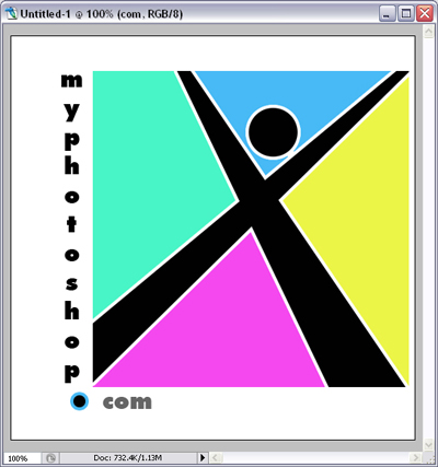 Four-Color Logo Tutorial: Final Result