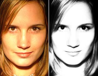 High-Key B&W Portrait Effect Tutorial: Final Result
