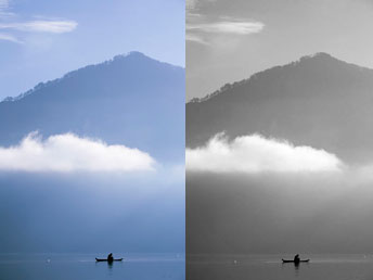 Techniques for Turning Color Photos into B&W Tutorial: Final Result