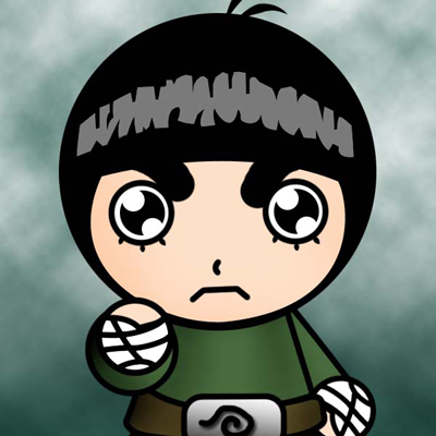 Rock Lee Tutorial: Final Result (Click to enlarge)