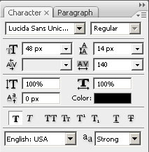 text tool