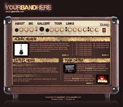 Rockband Layout #1