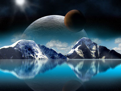 Learning Planet Effects Tutorial: Final Result (Click to enlarge)