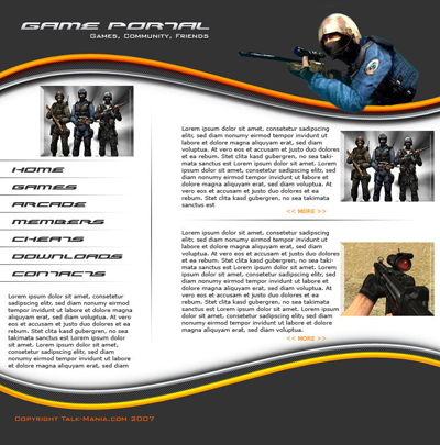 Game Layout Tutorial: Final Result (Click to enlarge)