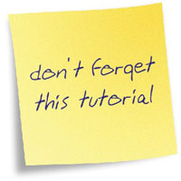 Post it Tutorial: Final Result