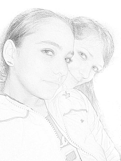 Photoshop Sketch Effect - 'Classic' Technique Tutorial: Final Result (Click to enlarge)