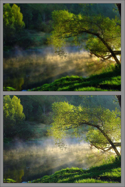 Dreamy Landscape Effect Tutorial: Final Result (Click to enlarge)