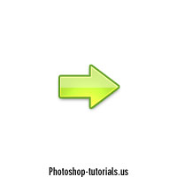 Smooth Web 2.0 Arrow Tutorial: Final Result
