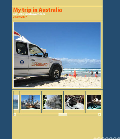Nice Flash Photo Gallery Tutorial: Final Result