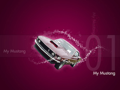 My Classic Mustang Tutorial: Final Result (Click to enlarge)