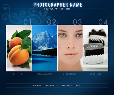 Images   Pages on Photographer Page Layout   Web Layout