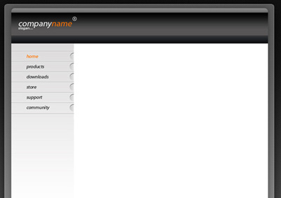 Web Page Design Layout Tutorial: Final Result (Click to enlarge)