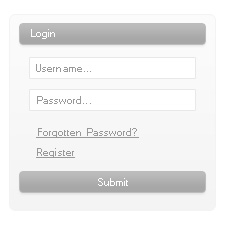 Stylish Login Form Tutorial: Final Result