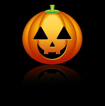 Halloween Pumpkin Wallpaper Tutorial: Final Result (Click to enlarge)