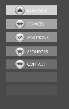 Create Web Site Menu with Icons Tutorial: Final Result (Click to enlarge)