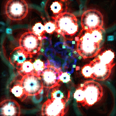 Abstract Mini Explosions Tutorial: Final Result