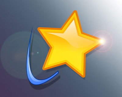 The Star Desktop Wallpaper Tutorial: Final Result (Click to enlarge)