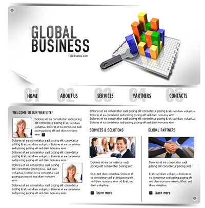 Very Clean Business Layout Tutorial: Final Result (Click to enlarge)