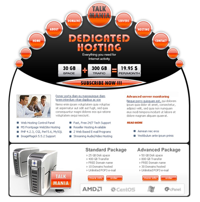 Advanced Hosting Layout 2.0 Tutorial: Final Result (Click to enlarge)